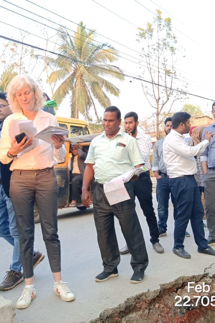 KFW mission from Germany…  kfW team visited Bangladesh as part of their regular mission. During this visit, they observed the advancement of the construction work as well as the completed sub-project components.